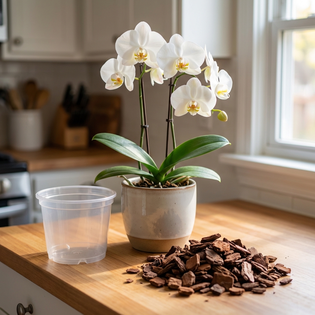 When to Repot Orchids
