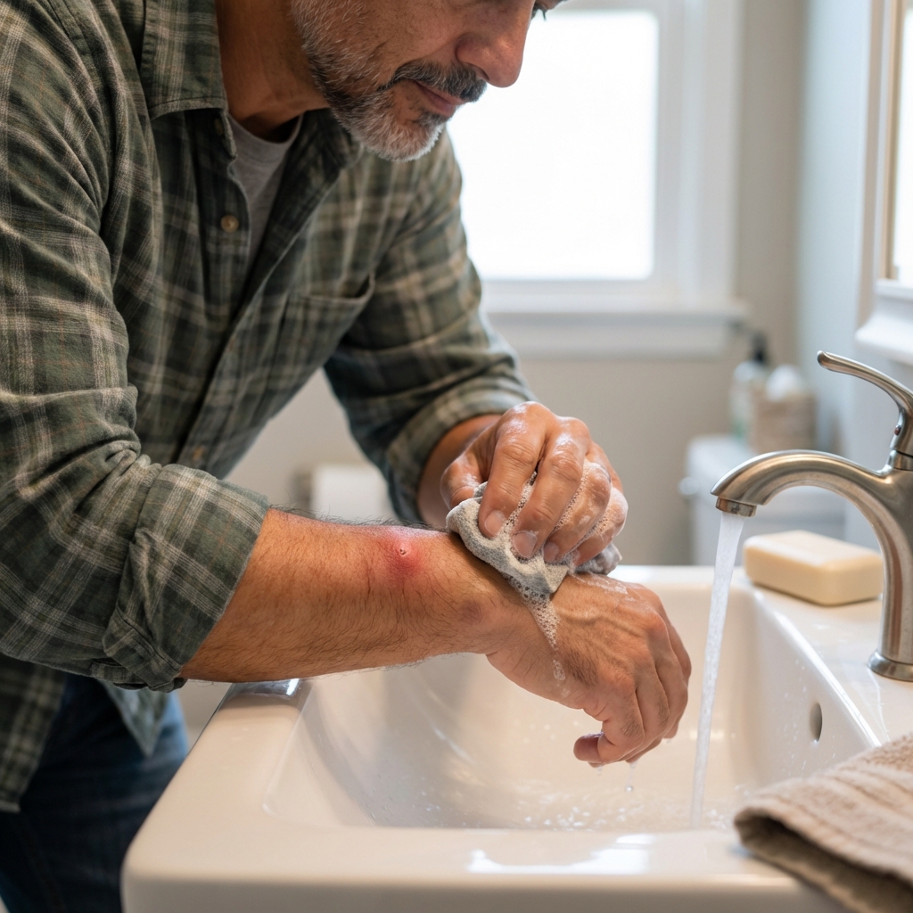 Treating a Wasp Sting