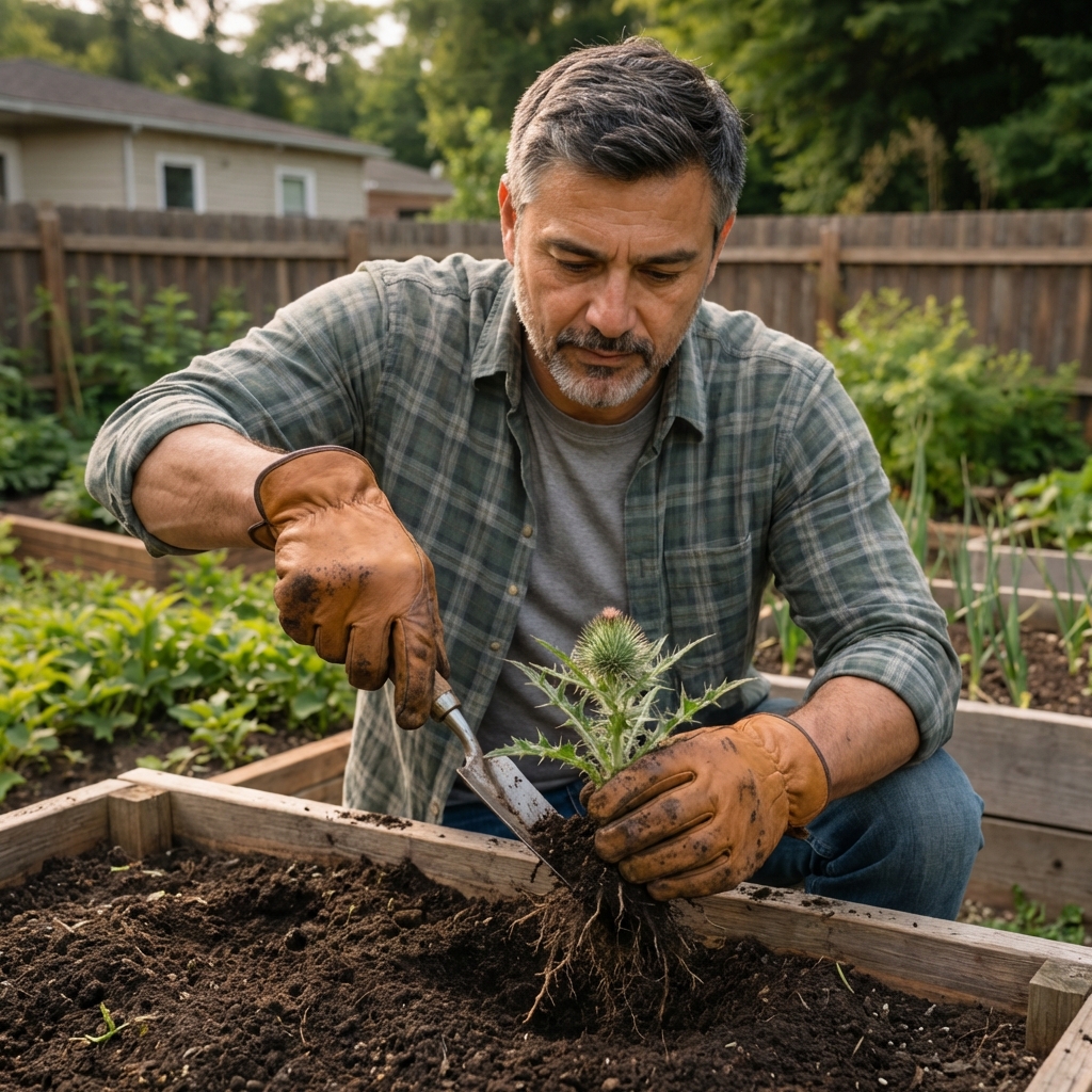 Get Rid of Thistle Naturally