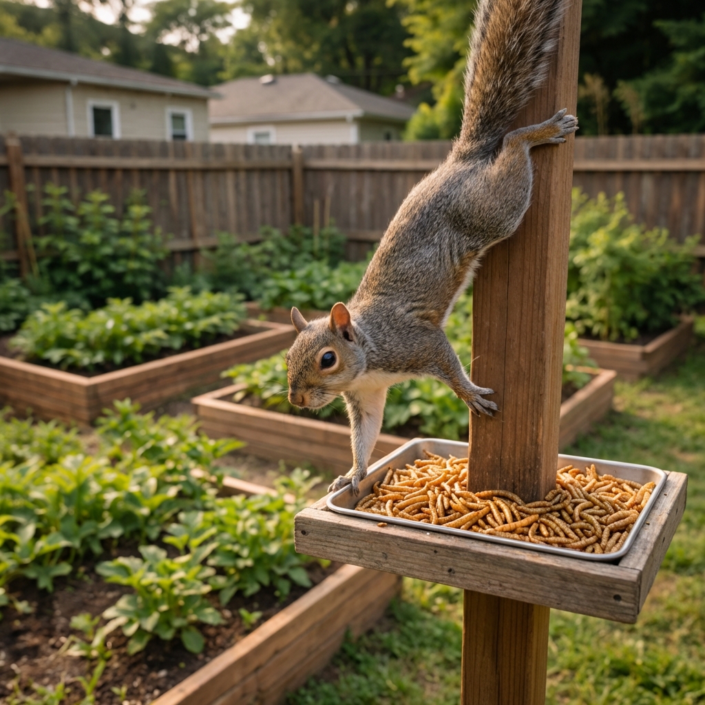 Do Squirrels Eat Mealworms?