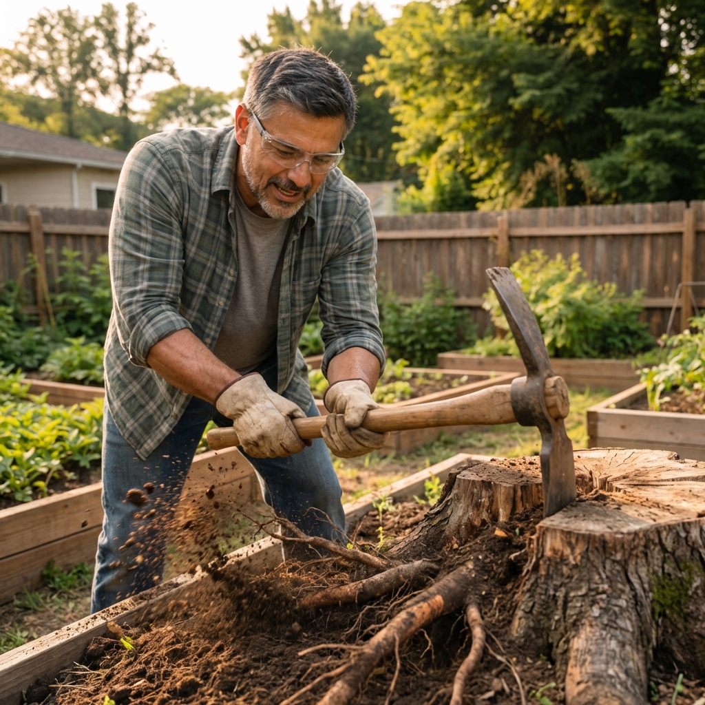 Remove a Tree Stump the Smart Way