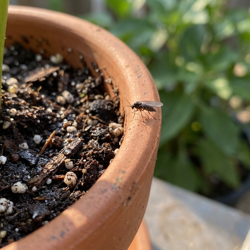 Gnats in the House From Your Garden