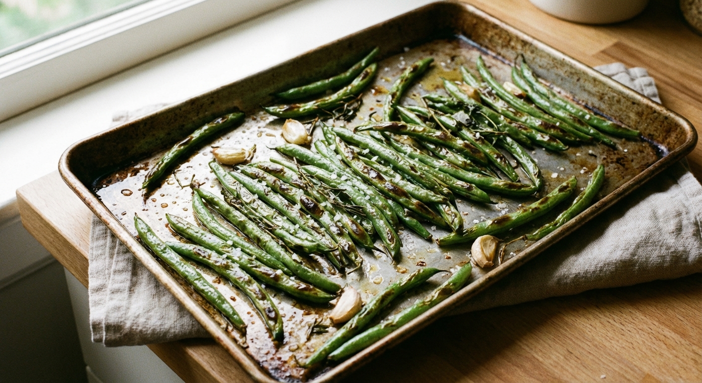 Roasted Green Beans (Crisp Edges, Tender Centers)